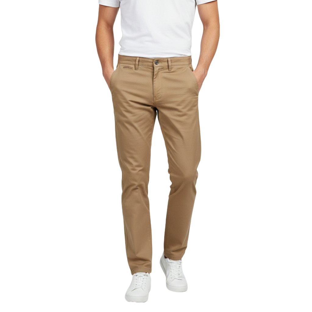 BAL147-1 BALACOTTI/CHINO PANTS KHAKI BOSS - Image 1
