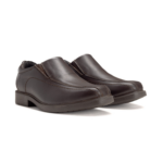 HUSH PUPPIES/PISCES SLIPON BRN - Image 3