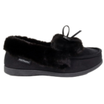 HUSH PUPPIES/MARIE BLACK SLIPPER 01199