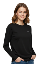 JEEP/LADY THERMAL POLO NECK BLACK  JLW23025