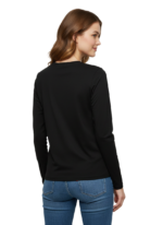 JEEP/LADY THERMAL POLO NECK BLACK  JLW23025 - Image 2