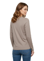 JEEP/LADY POLO NECK NUDE JLW23025 - Image 2