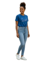 KAKIEBOS/LADY TSHIRT DEEP OCEAN KBLT040