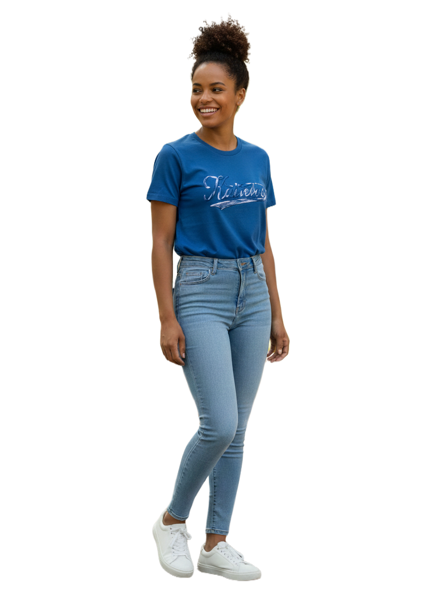 KB1013-1 KAKIEBOS/LADY TSHIRT DEEP OCEAN KBLT040 - Image 1