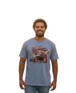 KAKIEBOS/TSHIRT STEEL BLUE KBMT025