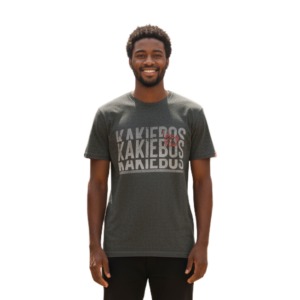 KAKIEBOS/TSHIRT GREEN MELANGE KBMT016