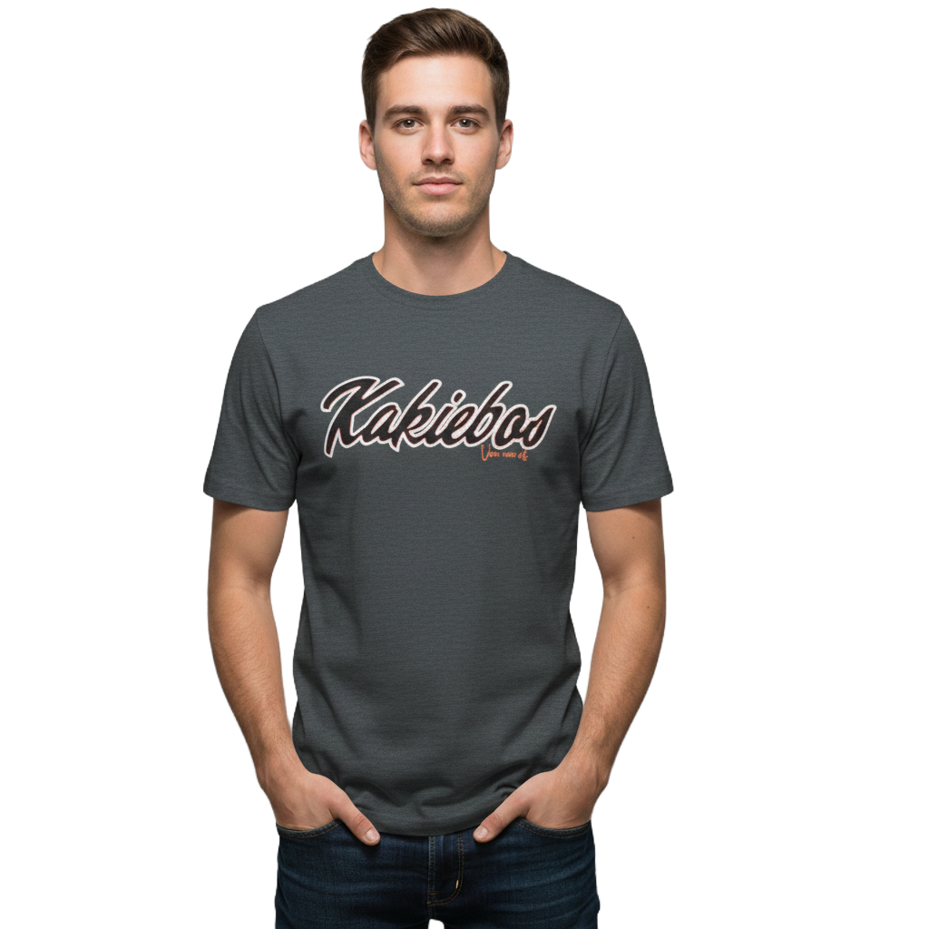 KB1027-1 KAKIEBOS/TSHIRT CHARCOAL MELANGE KBMT014 - Image 1