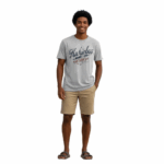 KAKIEBOS/TSHIRT GREY MELANGE KBMT002