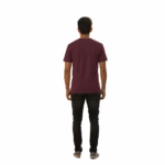KAKIEBOS/TSHIRT FOOTLOSE MERLOT KMA198 - Image 3