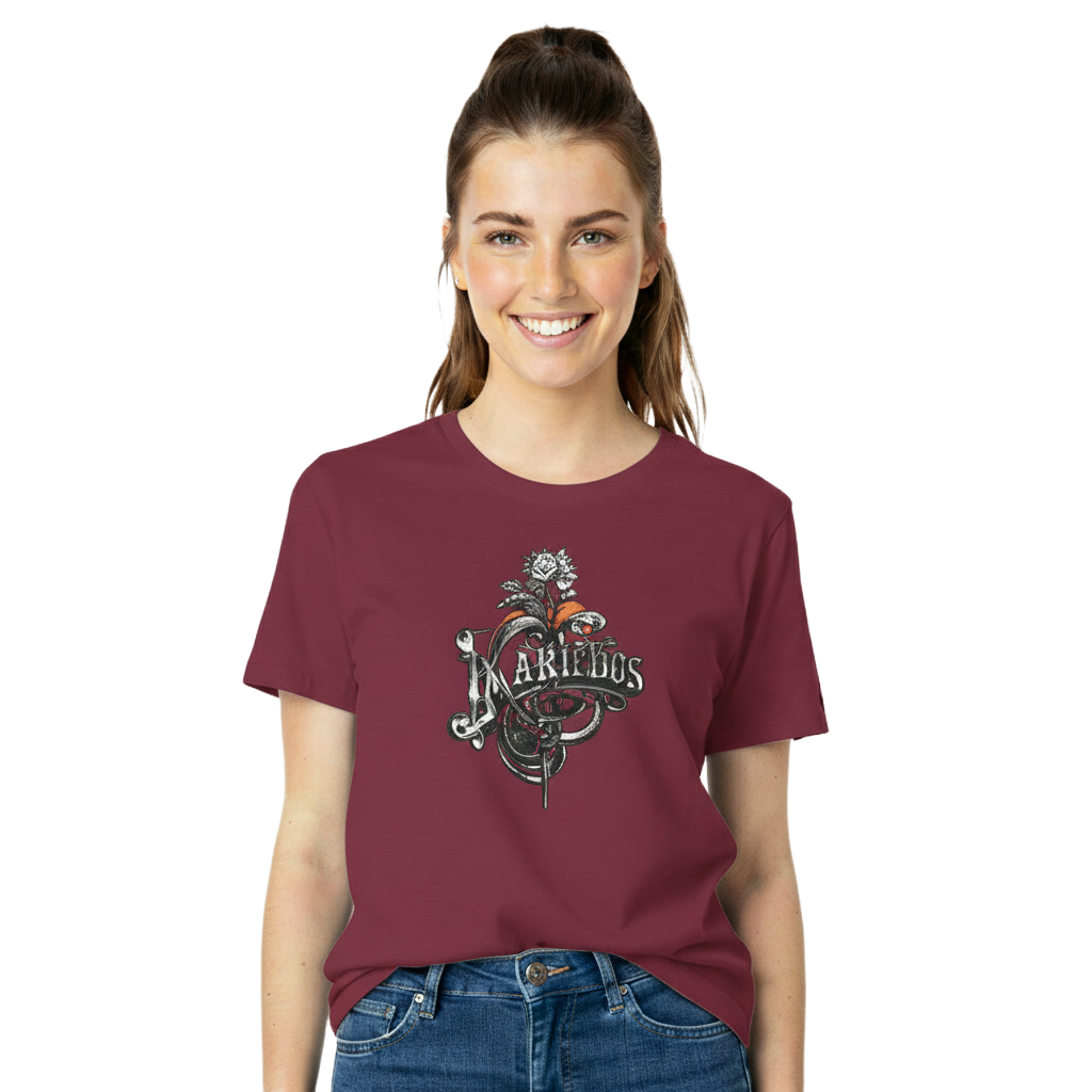 KB983-1 KAKIEBOS/LADY TSHIRT ACDC MULBERRY KBL681 - Image 1