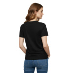 KAKIEBOS/LADY TSHIRT BLACK KBLT039 - Image 2