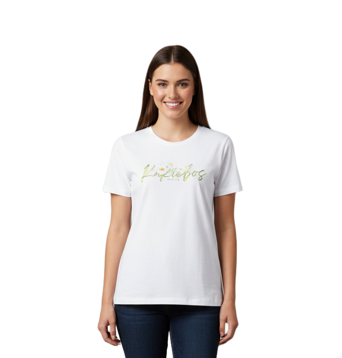 KB993-1 KAKIEBOS/LADY TSHIRT WHISPER WHITE KBLT027 - Image 1