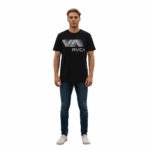 RVCA/TSHIRT BLACK 01370 VA RVCA BLUR