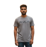 RVCA/TSHIRT GREY NOISE