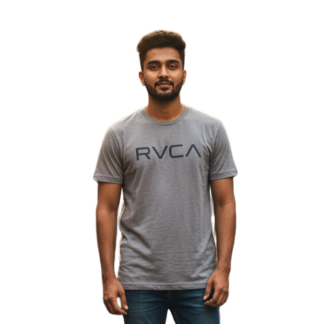 RV179-2 RVCA/TSHIRT GREY NOISE - Image 1