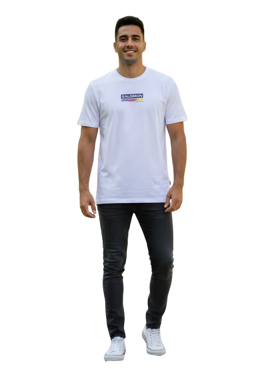 SAL523-1 SALOMON/TSHIRT WHITE - Image 1