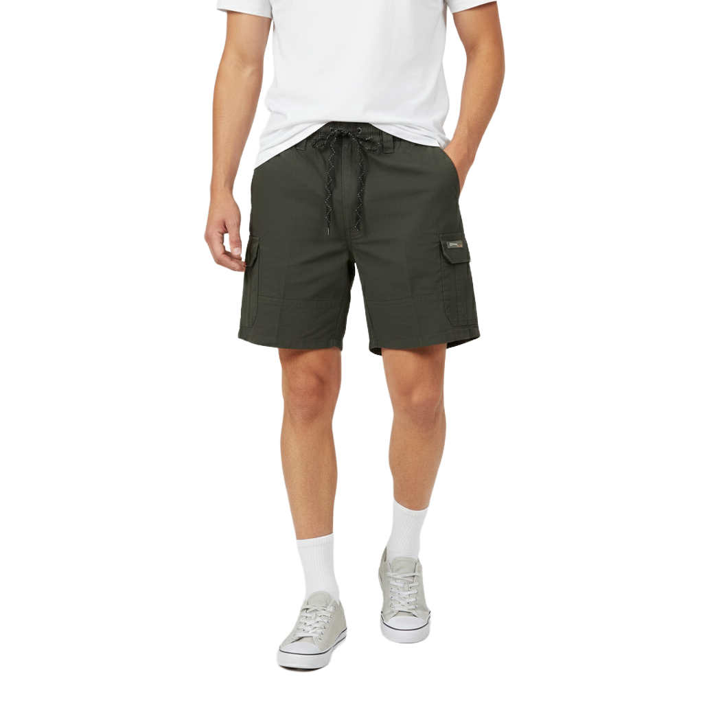 STER123-1 STERLING/SHORTS 14CM ELASTIC GREY 3870340 1040 97 - Image 1