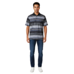 STERLING/GOLF TSHIRT STRIPE 97 BLACK GREY 9072 9096870