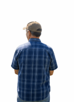 STERLING/SHIRT CHECK NAVY GREY 3193019 39 - Image 2