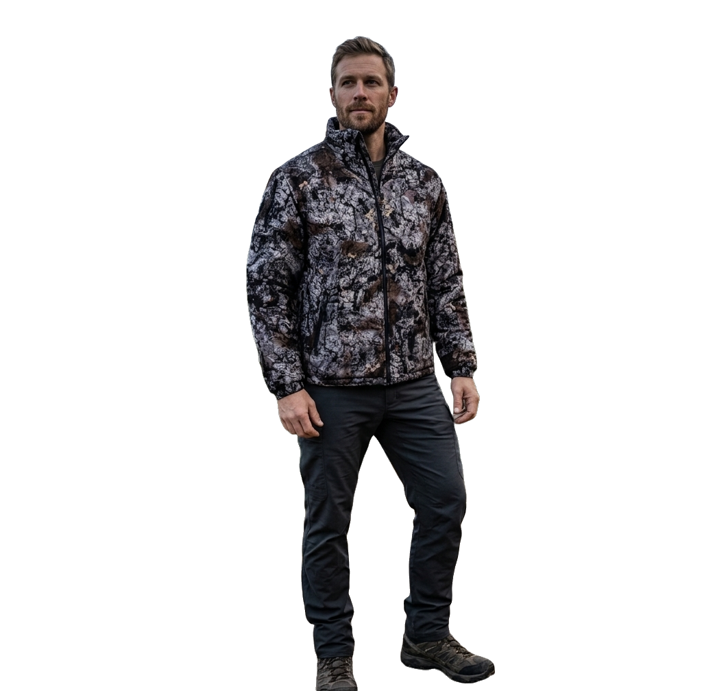 WIL218-1 WILDEBEES/JKT CAMO BARK CHAR - Image 1