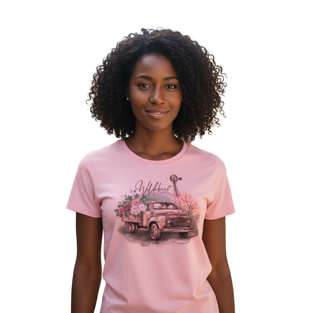WIL312-1 WILDEBEES/LADY TSHIRT PEARL SHIMMER WLA084 DRIVING MISS DAISY - Image 1