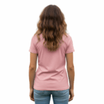WILDEBEES/LADY TSHIRT PEARL SHIMMER WLA101 PINK CADILLAC - Image 2