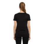 WILDEBEES/LADY VNECK TOP BLACK WLA100 FLORAL FILAGREE - Image 2