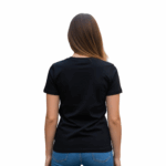 WILDEBEES/LADY TSHIRT BLACK WLA092 FOIL BLOOM - Image 2