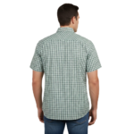 WILDEBEES/SHIRT FATIGUE MOSS WHITE WMA092 CHECK - Image 2