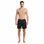 WILDEBEES/SWIM SHORTS PLAIN BLACK WBM472