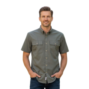 WILDEBEES/SHIRT PLAIN OLIVE WBM325