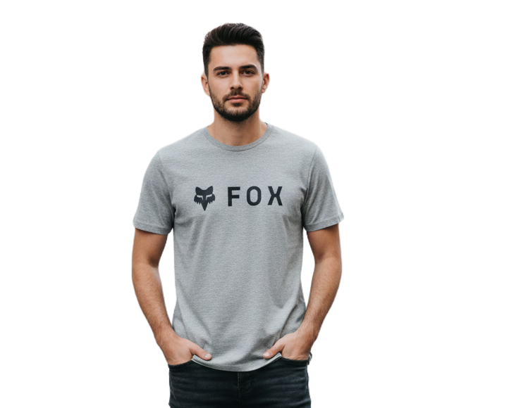 FOX306-1 FOX/TSHIRT GREY MELANGE FOXM0013 - Image 1