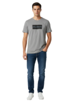 SALOMON/TSHIRT GREY MELANGE WML0127