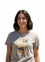 KAKIEBOS/LADY TSHIRT VINTAGE KHAKI