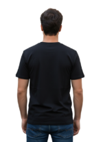 KAKIEBOS/TSHIRT BLACK KBMT562 - Image 2