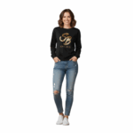 SISSYBOY/SWEATER BLACK T31874 SEQUIN EMBROIDERED