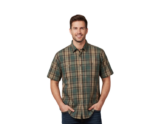 WILDEBEES/SHIRT CHECK SAGE OLIVE TEAL WBM515