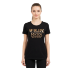 WILDEBEES/LADY TSHIT BLACK WLA156 ENTWINED FOIL