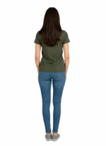 KAKIEBOS/LADY TSHIRT OLIVE KNIGHT KBLT600 - Image 2