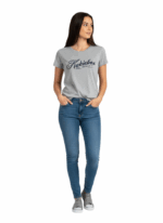 KAKIEBOS/LADY TSHIRT GREY MEL KBLT567
