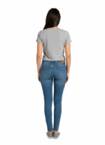 KAKIEBOS/LADY TSHIRT GREY MEL KBLT567 - Image 2