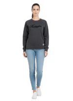 KAKIEBOS/LADY SWEATER CHARCOAL MEL KBLF569