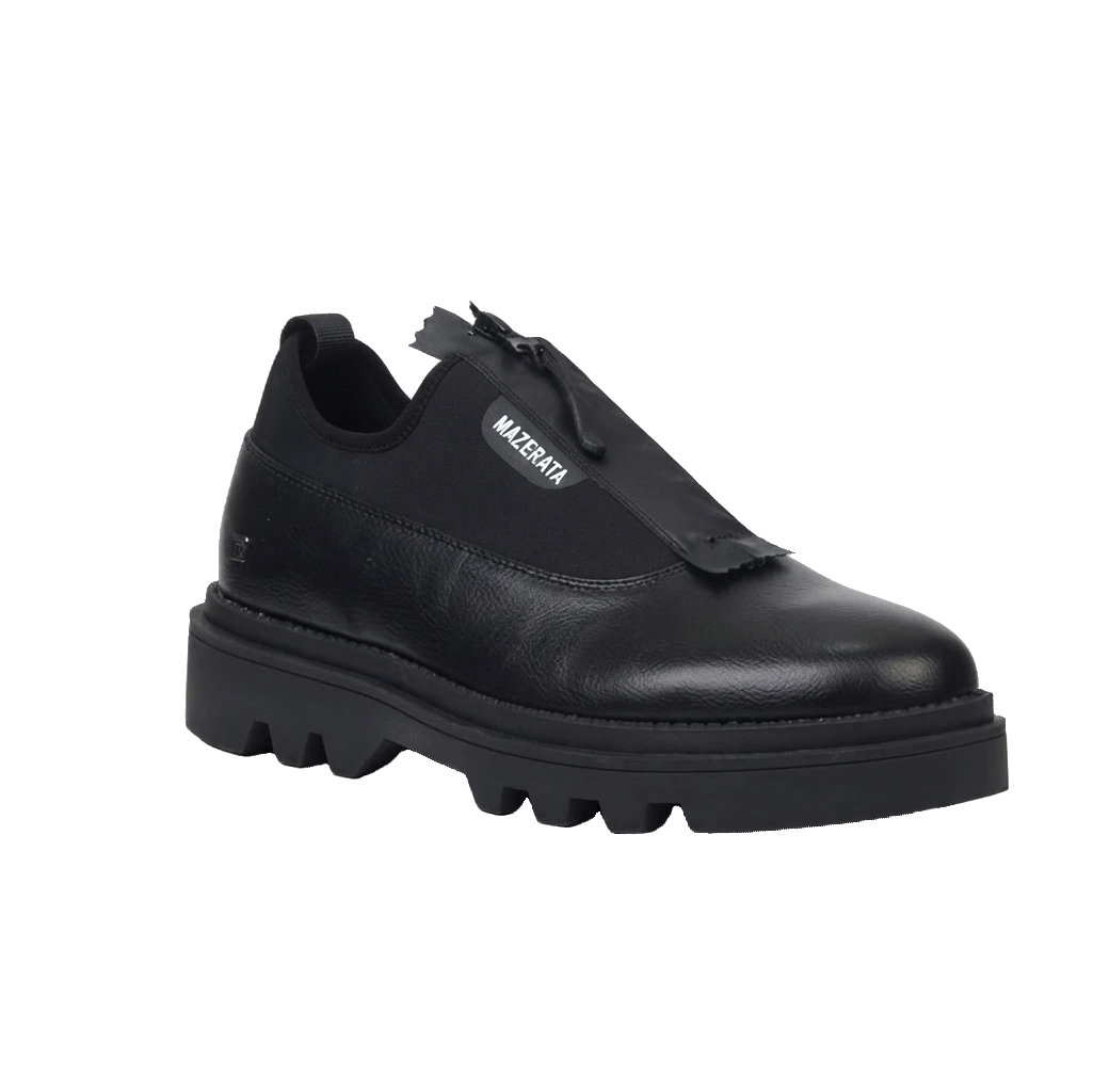 MAZ005-1 MAZERATA/VINCHEY 3 FAUX LEATHER BLACK - Image 1