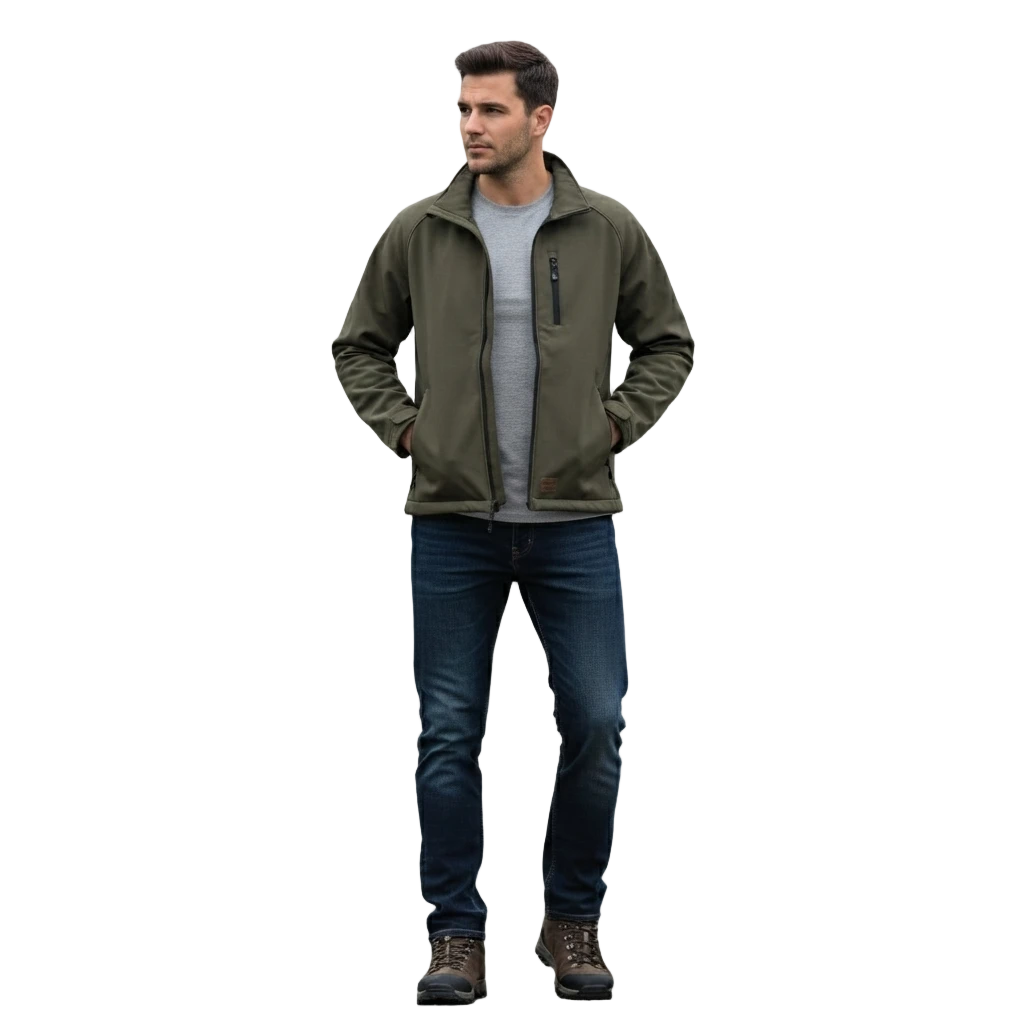 STER502-1 STERLING/JKT SOFT SHELL GREY 3068370 - Image 1