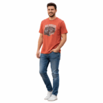 WILDEBEES/TSHIRT BURNT RUST WMA298