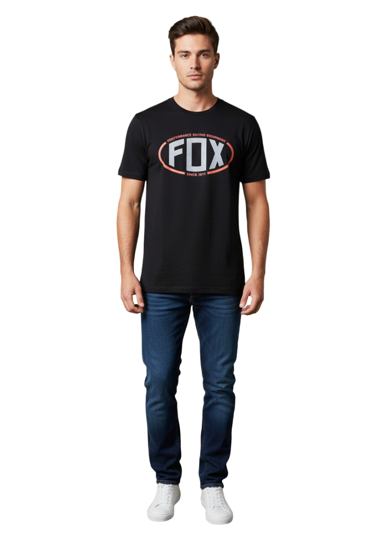 FOX331-1 FOX/TSHIRT BLACK 0124 - Image 1
