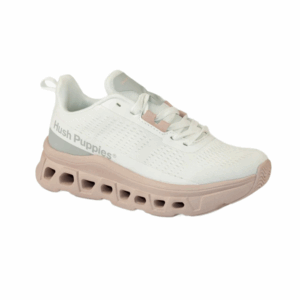 HUSH PUPPIES/MAXENE WHITE PINK 01354