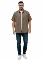 JEEP/SHIRT PLAIN KHAKI
