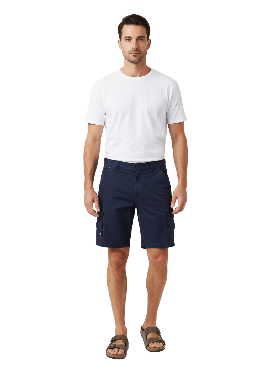J1997-1 JEEP/SHORTS 14CM NAVY F WAIST - Image 1