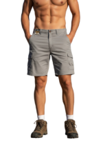 JEEP/SHORTS 14CM GREY F WAIST